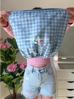 the best satin-lined shower cap and this new gingham print??? OBSESSED 🦋 #showercap #luxuryshowercap #gingham #cottagecore #kitsch @Kitsch 