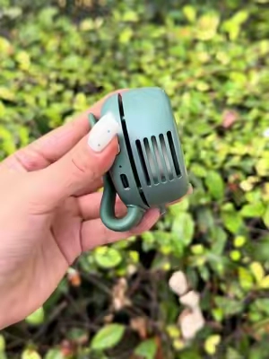 White Portable Mini Bladeless #minifan #fan #portablefan #cliponfan #tiktokmademebuyit  