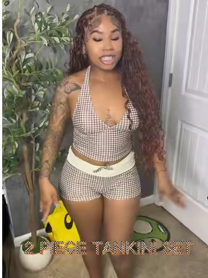 wait 😭 I see why tankini’s are a thing I feel COVERED but CUTE @YHBIKINI #tankini #bikini #swimsuit #swimcoverup #fyp 