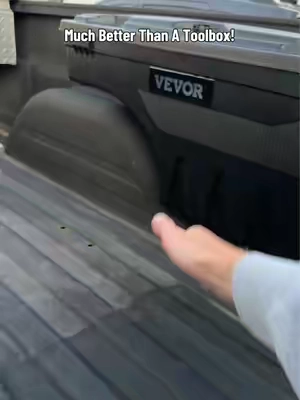 This truck box is so nice to not have to get in the back of my truck! #tiktokshopjumpstartsale #vevor #toolbox #truckbed #trucktools 