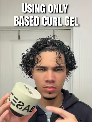 I used only the @BASED Curl Gel in my hair 