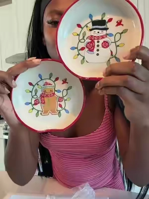 I got the snowman one!!! @QVC, Inc #christmas #vintagechristmas #vintagechristmasdecor #qvc #christmasdecor 