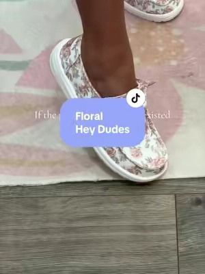 Obsessed with these floral @HeyDude shoes would be an understatement! Selling out fast!  #heydudeshoes 