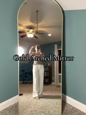 I’ve never seen this gold arched mirror for this price so take this as your sign to snag it while the gettin’s good@Sweetcrispy LIVE #mirror #homedecor #decor #Home #tiktokshopsummersale 
