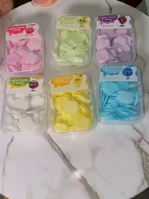 Jabones portátiles para llevar a cualquier lugar ideal para niño#soap #handsoap #tips #kids #fyp 