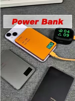 🔋 A portable MagSafe charger with a battery display? I'm sold. #magsafe #powerbank #wirelesscharger #appleaccessories #techtok