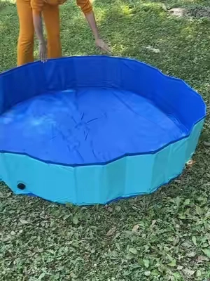 SLOOSH Foldable Dog Kiddie Pool - Portable Hard Plastic Doggie Swimming Pool, Anti-Slip Collapsible Pets Bath Tub Suitable for Kids Indoor Outdoor Backyard Use DealsForYouDays#piscinaemcasa #piscinaa #verano #poolswimming #piscinas 