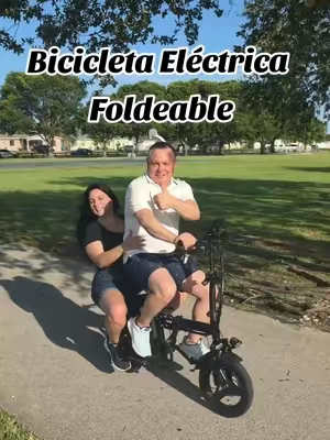 Bicicleta eléctrica foldeable, práctica y ligera de 500w, batería de 48V y 15 Amperes, autonomía de 45km por carga y velocidad de 40km/h. #electricbike #foldable #bicicletaelectrica #TikTokShopStockUp #tiktokshopsummersale 
