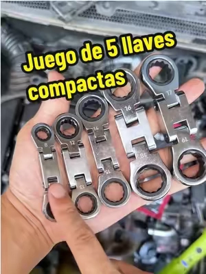 ¿Por qué muchos mecánicos guardan un juego de estas llaves en sus cajas de herramientas?#dealsforyoudays #ratchetwrench#wrenchset#mechanictools#cartools