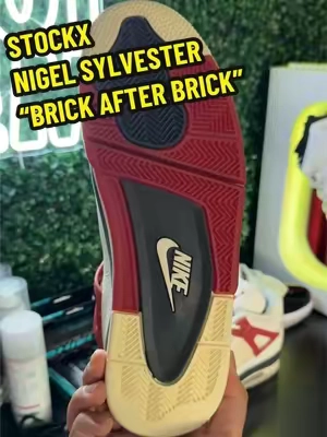 SOTY just made its way onto shop recently‼️🧱 @StockX #jordan4 #nigelsylvester #brickafterbrick #stockx 