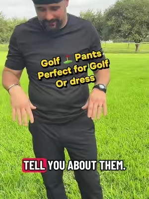 Golf Pants . 5 pockets ! Including a zipper pocket #golfpants #golfer #mensgifts #dresspants #pockets 