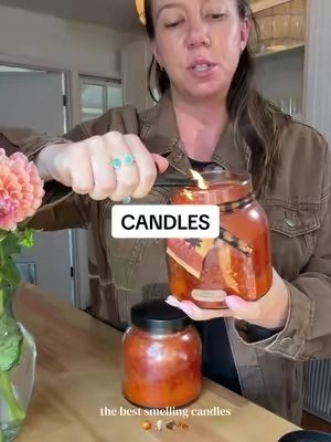 something so cozy about these candles 🕯️✨ #fallcandles 
