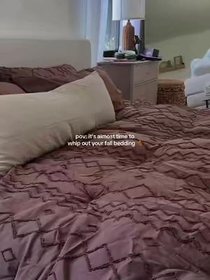 These neutral colors for fall > 🧋🧸#fallbedding #bedding #7piececomforterset #comforterset #tiktokshopsummersale 
