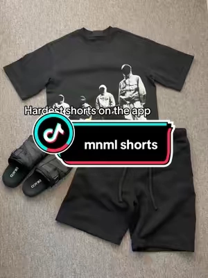 mnml sweatshorts. #mnml #mnmlshorts 