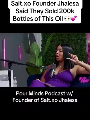 Salt.xo Founder Jhalesa Said They Sold 200k Bottles of This Oil 👀💕 #body #bodycare #skin #skincare #saltxo 