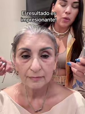 El video está largo porque no lo corté para que vean bien el efecto que hace.  #skincare #undereyebags #cremaparaojos 