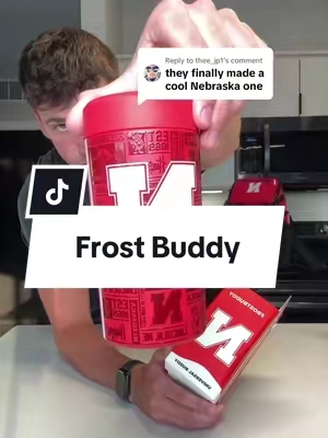 Replying to @thee_jp1 SO sick #frostbuddy #nebraska #huskers #nebraskafootball #frostbuddykoozie 