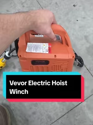 Lift heavy loads with confidence using the VEVOR Electric Hoist Winch. Designed for garages, workshops, warehouses, and job sites, it features a powerful motor, wired remote control, durable steel cable, and sturdy construction to help make lifting and moving equipment, tools, and materials easier. #ElectricHoist #VEVOR #Winch #GarageTools #WorkshopTools 
