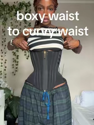 You literally just put it on and don’t think about it and your body’s being curved and shaped for you