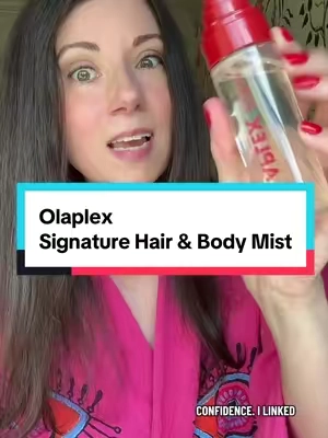 @Olaplex Signature Hair & Body Mist. It’s just left the salon confidence in a bottle. #olaplex #hairperfume #hairtok 