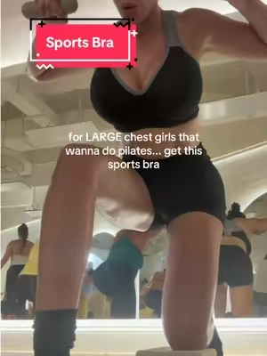 This sports bra will hold you down #sportsbra #largechest #bigchest #hsia #tiktokshopsummersale 