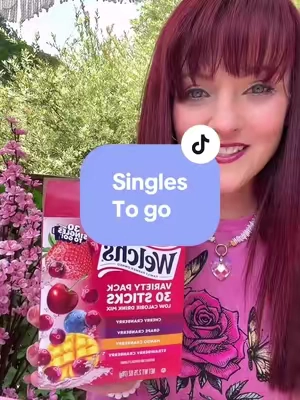 #singlestogo #watertok #welches #cranberry #drinkpackets 