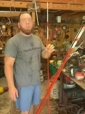 Who knew driveway markers could become bank poles? 😅 We’re drilling them out and turning them into our next river setup. Sometimes the DIY version is exactly what works best. Always use appropriate safety gear when using power tools 🎣 #BankPoles #Catfishing #FishingDIY #RiverFishing #OutdoorLife 