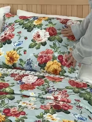 quiet summer nights in my cozy little sanctuary 🌙This sage green quilt set makes my bedroom feel like a peaceful little escape — soft, cozy, and effortlessly beautiful 🤍  #DealsforYouDays   #quiltset #greenbedding #cozyhome #summerbedroom       
