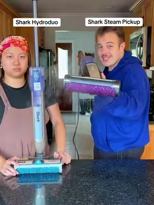 What’s the better top-rated shark vacmop? Hydroduo vs Steam Pickup 3 in 1 🤔 #vacuummop #floorcleaning #steamcleaning #sharksteampickup