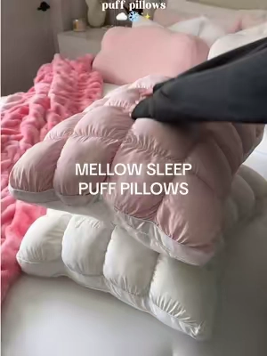the fluffiest cooling pillow now comes in a TWO pack 🙌🏻☁️❄️ these are so worth the hype! #mellowsleep #coolingpillow #pillows #cozyvibes #tiktokshop 