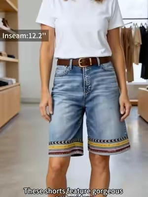 💙Flamingals Stretchy Shorts💙 #summeroutfits #SummerVibes #effortless #stretchyjeans #flamingals 
