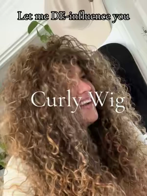 I donno man- maybe it just didn’t suit me. #curlyhair #wigs #deinfluencing #fyp  #gonewrong 