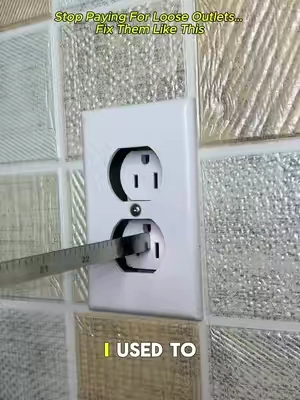 Fix loose outlets and uneven switches in minutes. These outlet shims create a secure fit behind electrical boxes without cutting or complicated repairs. Perfect for outlets, switches, drywall, tile backsplashes, and home upgrades. #SummerVibes #DealsForYouDays #HomeImprovement  #RepairHacks #HandymanTips 