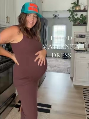 CALL ME MAMA ⚡️✨💕 #maternitydress #pregnancyoutfit #OOTD 