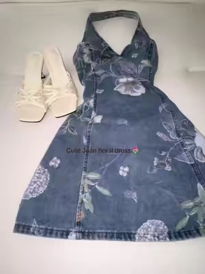 You can’t style this dress in many different ways ✨🌸 Size medium, weigh 140 #jeandressoutfit #brunchoutfit #jeandress #jeansoutfit #brunchoutfit 