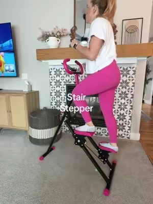 Getting my cardio and toning in while my kids play 👏 #stairstepper #homegym #homeworkout @Yagud 