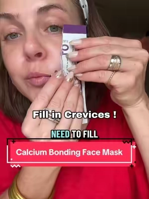Dr. Melaxin Cemetrete firm calcium volume wrinkle cream face mask duo!  Any place that you need to fill out and smooth out fill in the crevices on your face apply this cream to it! #FineLines  #MatureSkin  #AgingSkin  #drmelaxin  #skincareover40 