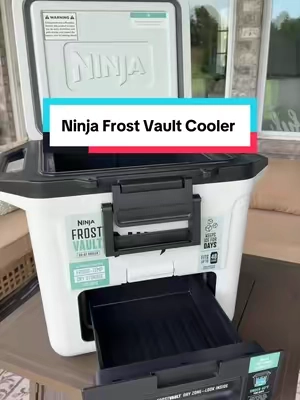 Now you can keep you everything dry and out of your main cooler so it doesn’t get all wet #ninjafrostvaultcooler #cooler #icechest #tiktokshopcreatorpicks *prices and discounts are subject to change and accurate based on the time of posting, sale ends today 