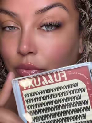 16,14,12,10,8 ❤️ #fulluxy #clusterlashes #lashinspo #cateye 
