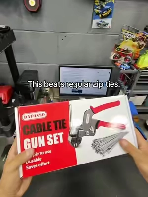 If you use stainless steel zip ties, this tool is a game changer. It tensions them properly and cuts the excess clean, so you’re not left with razor-sharp ends sticking out. #MechanicTools #ZipTieTool #GarageTools #AutomotiveTools #TikTokShop 