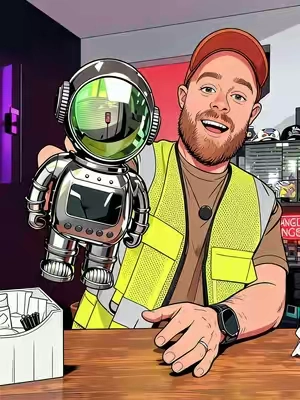 Parece un robot de juguete, pero en realidad es una cámara de seguridad. Graba en 2K, tiene visión nocturna a color, puedes verla desde el celular y además funciona como reloj, así que pasa completamente desapercibida. #TikTokShopCreatorPicks #TikTokMadeMeBuyIt #TikTokShopSummerSale #HomeSecurity #SmartHome security camera, hidden camera, robot clock camera, 2K security camera, smart home, indoor camera, home monitoring