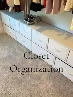 Walking into an organized closet feels so good 🫶🏻🤩 ##closetorganization##closethacks##storage##organization##dresser