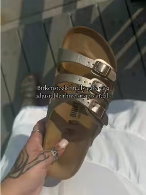 Qvc Birkenstock three strap footbed sandal @QVC, Inc 