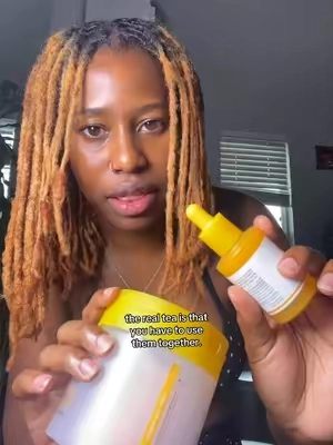 #stitch with @GLAMbyMyi dark spot treatment with Kojic acid and turmeric for hyperpigmentation, dark spots, acne scars and melasma. Korean serum and toner pads that lightens dark spots. Set also brightens and evens your complexion. 