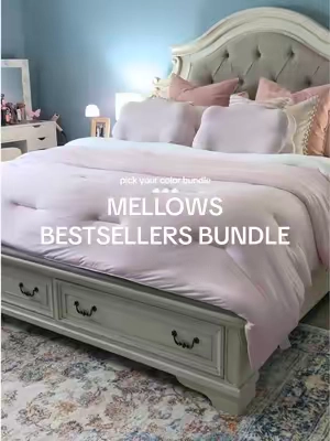 And the new colors are so good! The perfect cut time to get your Mellow bedding! #mellowsleep #bedroominspo #bedroommakeover #bedding #beddingset  @Mellow Sleep 