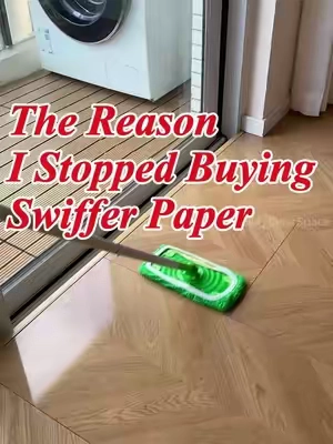 Trapea, lava y repite. Olvídate de ir al súper a cada rato por costosas cajas de repuestos de papel. 🙌🧼 #swiffer #swifferhack #reusablepads #CleanTok #clean 
