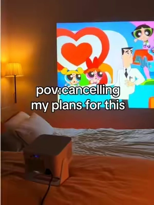 pov:cancelling my plans for this#homecinema #projector #tiktokshopsummersale #summerturnup #magcubic 