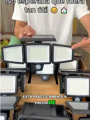 ¡No te pierdas esta lámpara solar! Haz tu pedido ahora y disfruta de un descuento y envío gratuito; además, no necesita electricidad👋👋#solarlights #outdoorlighting #backyard #tiktokmademebuyit #Tuffenough 