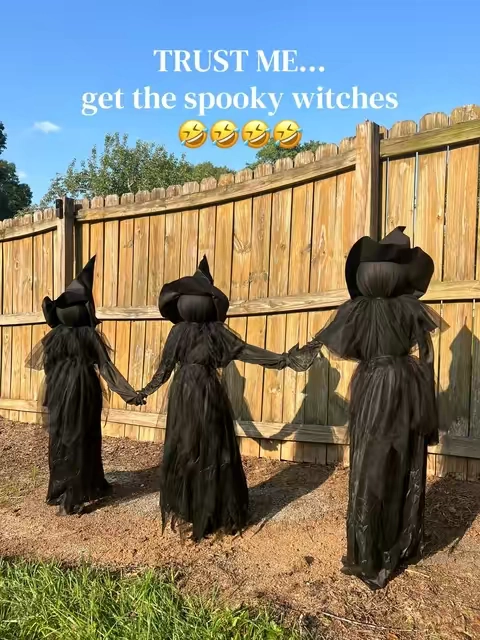 Spooky witches 🧙#halloweendecor #halloween #witches #witchtok #witch 