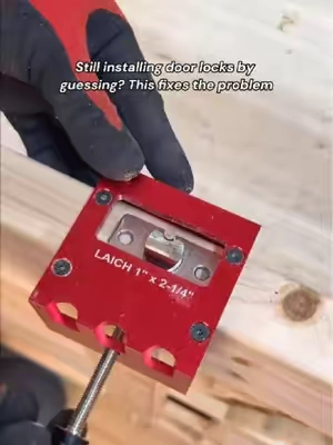 Install door locks faster with this aluminum door latch mortise template. The clamp-on design helps create accurate latch plate openings without complicated measuring. Perfect for DIY door installation, woodworking, and home improvement projects.door latch template, door mortise tool, router template, door lock installation tool, woodworking tools, DIY door repair#SummerVibes #DealsForYouDays #Woodworking #DIYProjects #HomeImprovement 